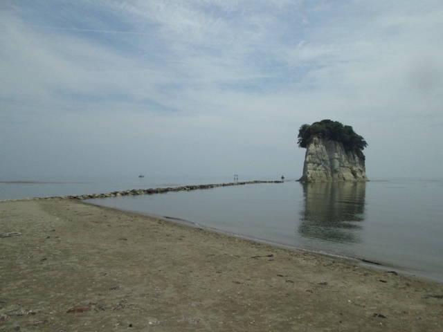 奇岩、見附海岸